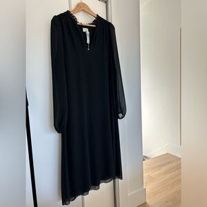 Aritzia Wilfred Molly Midi Dress - Black